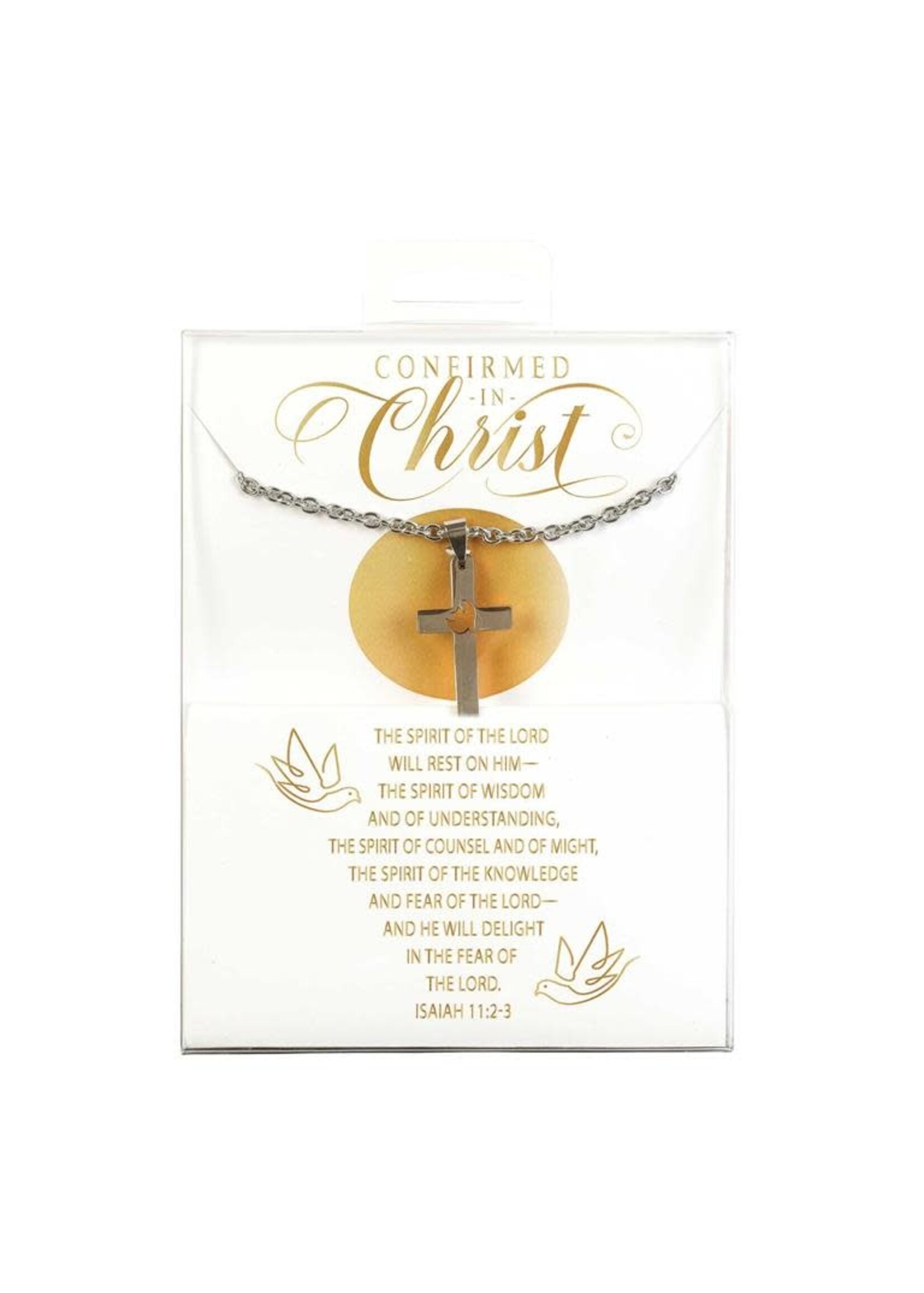 Confirmation Necklace - Cross/Dove