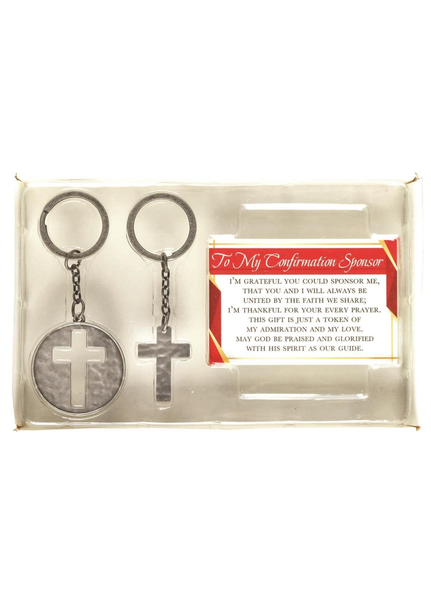 Confirmation Sponsor Keychain Gift set