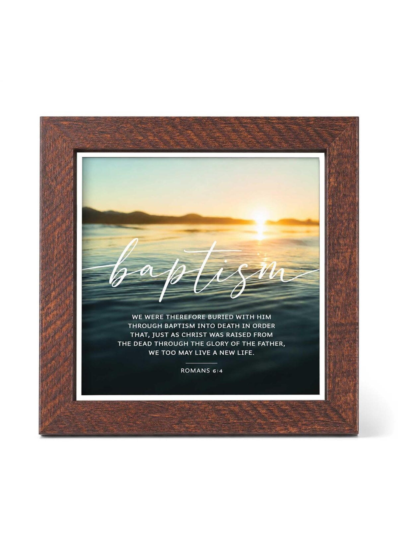 Baptism Romans 6:4 Framed Art