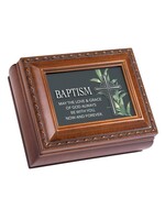 Baptism Wood Keepsake Box