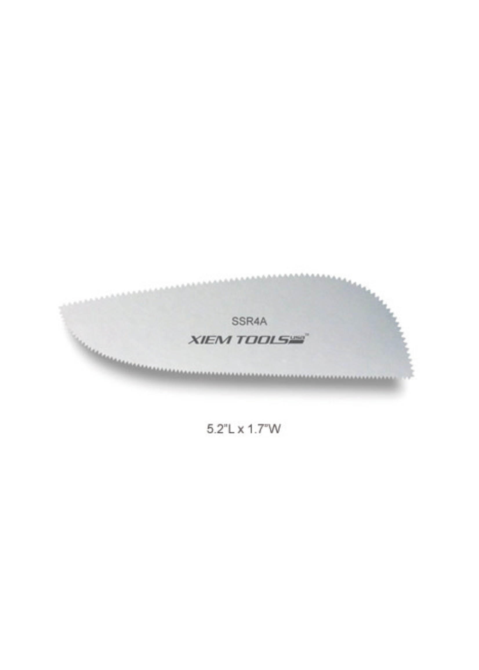 Xiem Tools Stainless Steel Clay Rib Serrated SSR4A
