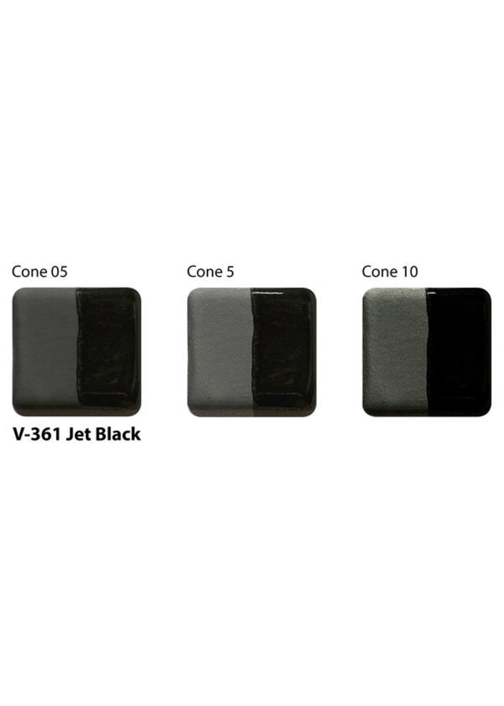 American Art and Clay Co. JET BLACK V-361  Pint