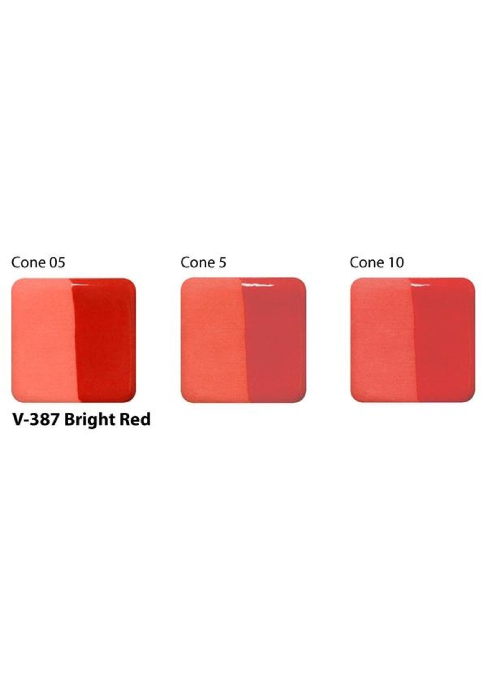 American Art Clay Co. BRIGHT RED V-387  Pint