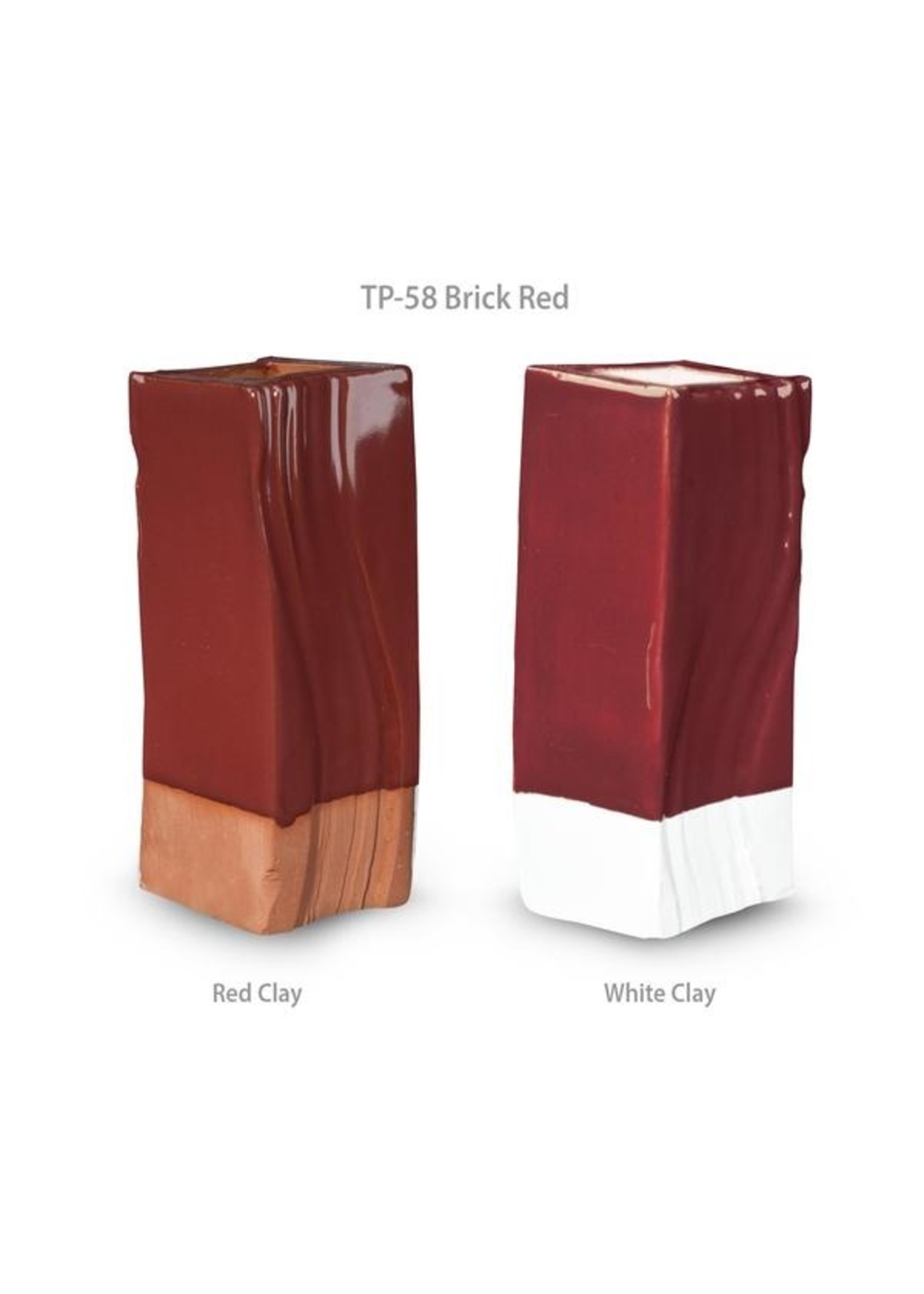 American Art Clay Co. BRICK RED TP-58  Pint