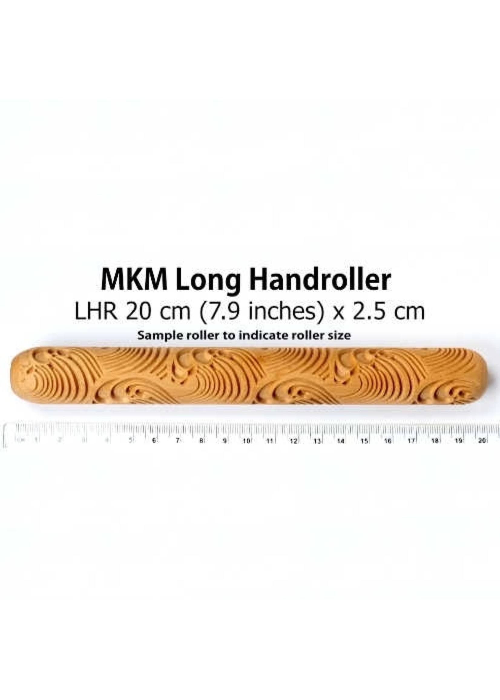 MKM Pottery Tools MKM Long Handroller 016 Art Nouveau leaf