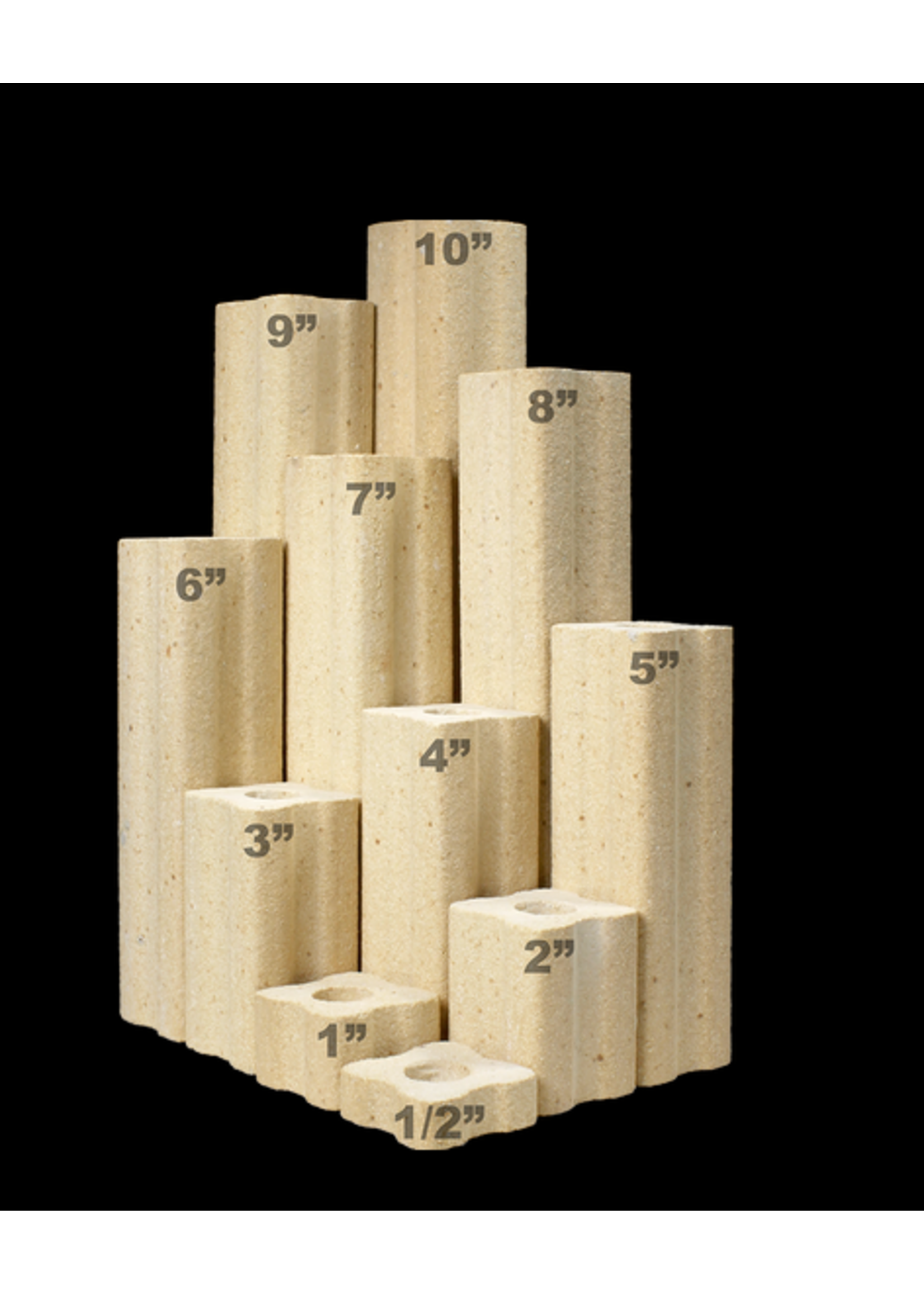 Laguna Clay Co. Square  Kiln Posts 1.5"x 1.5"