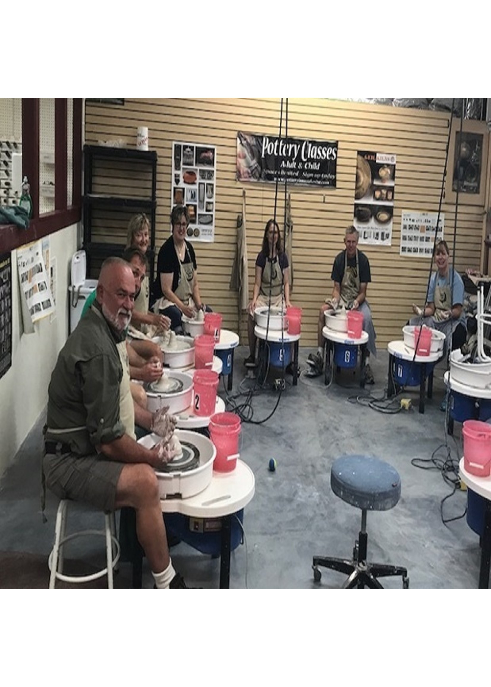 One Time Sampler Pottery Wheel Class
