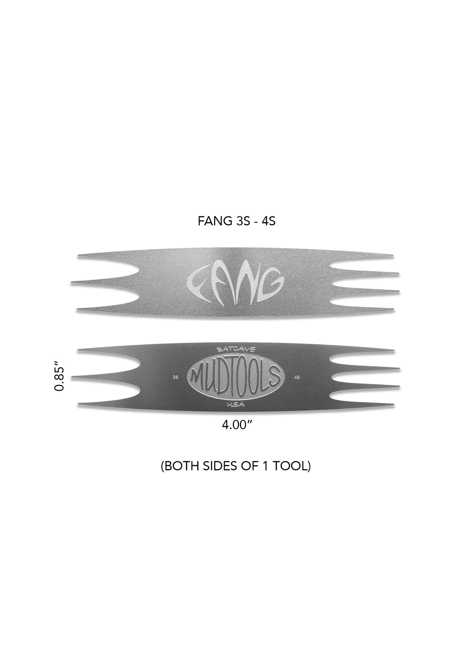 Mudtools FANG Small Stainless Steel Scoring Tools 3S-4S