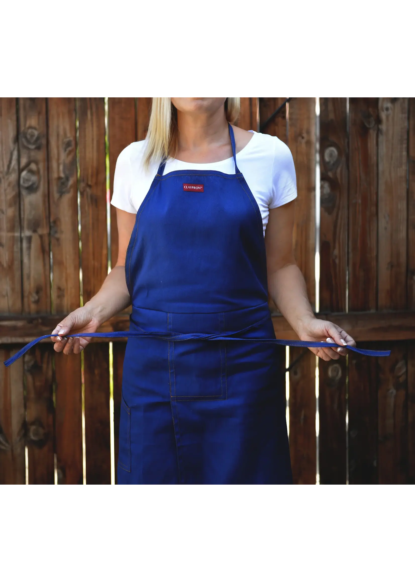 Echo Ceramics Claypron : RED Potters Apron by Echo Ceramics