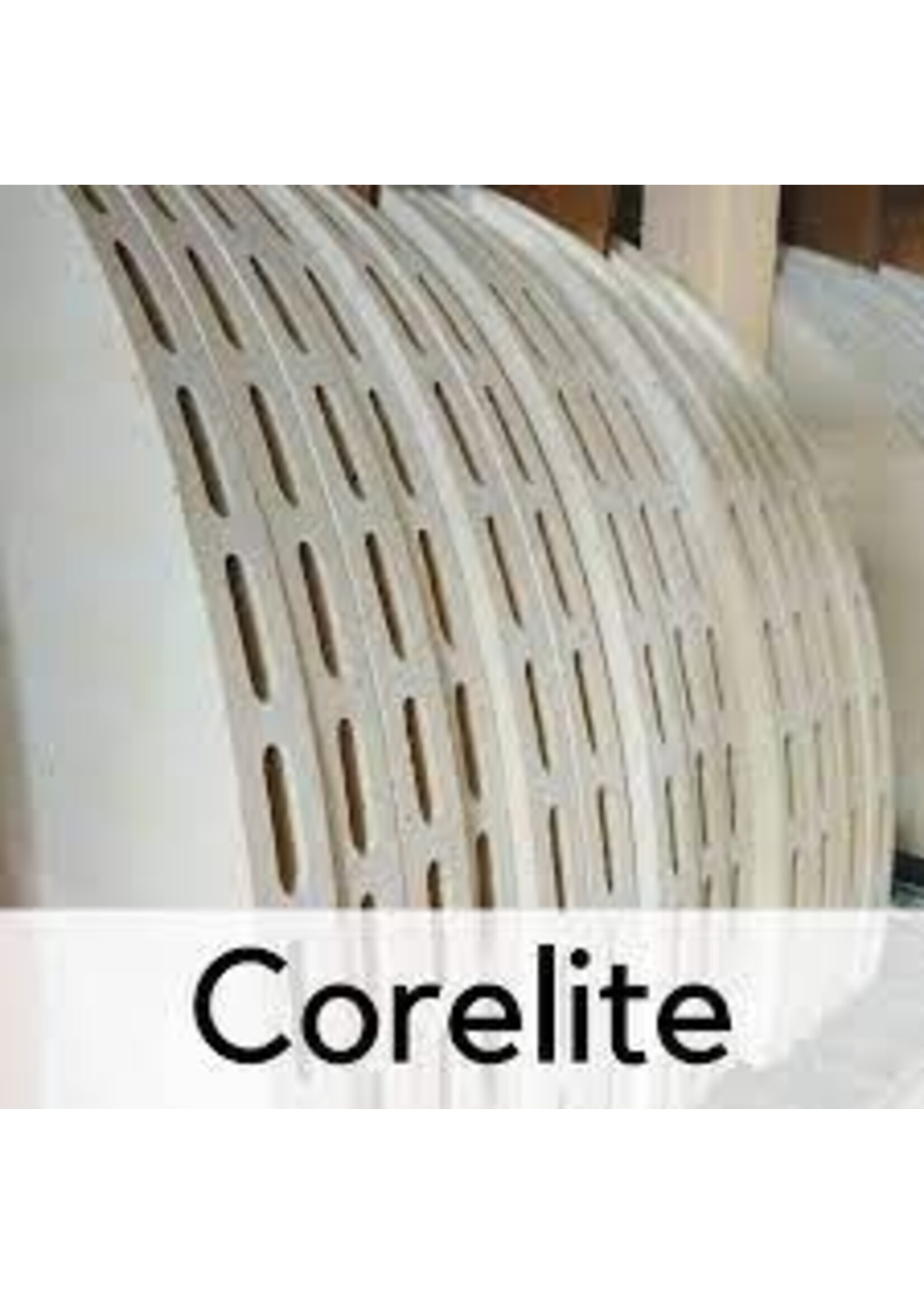 Standard Ceramic CORE LITE Shelf - 20" x 10" x 5/8" HALF Round