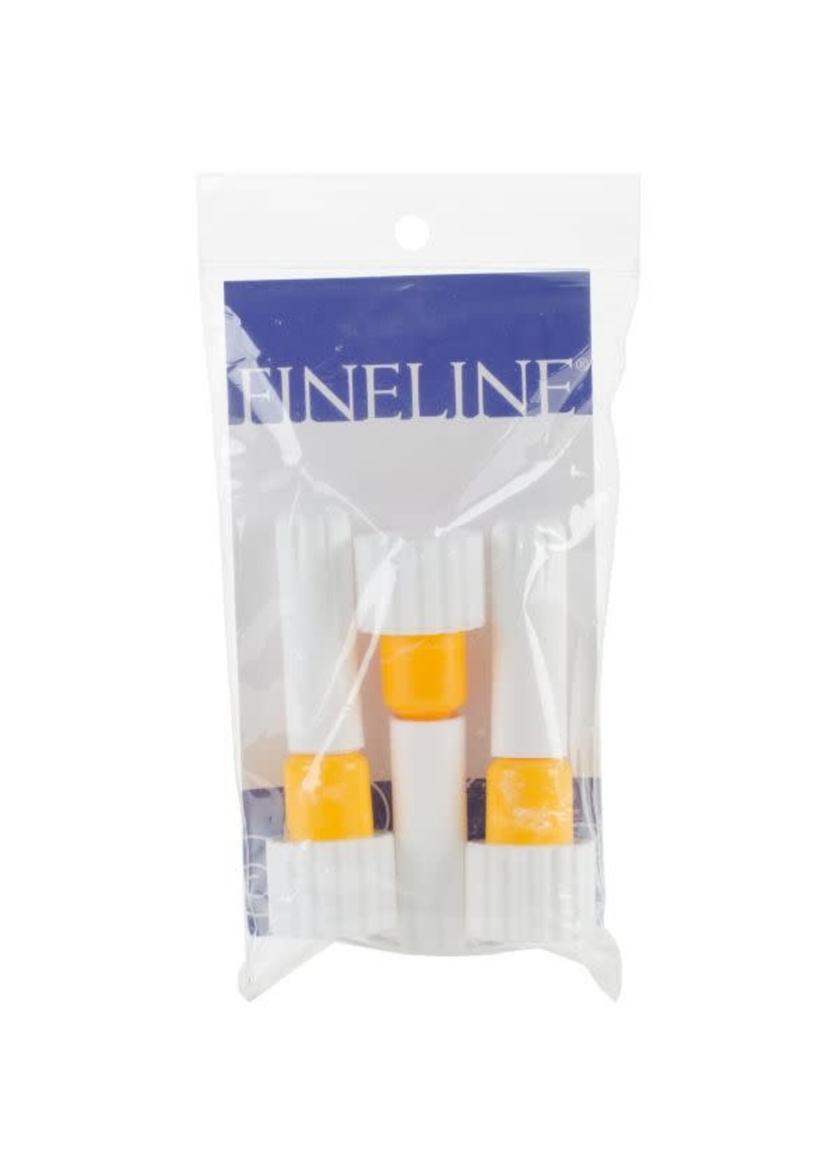 Fineline Applicator 3 pack (Applicators only); cap diameter 18g-1 tip