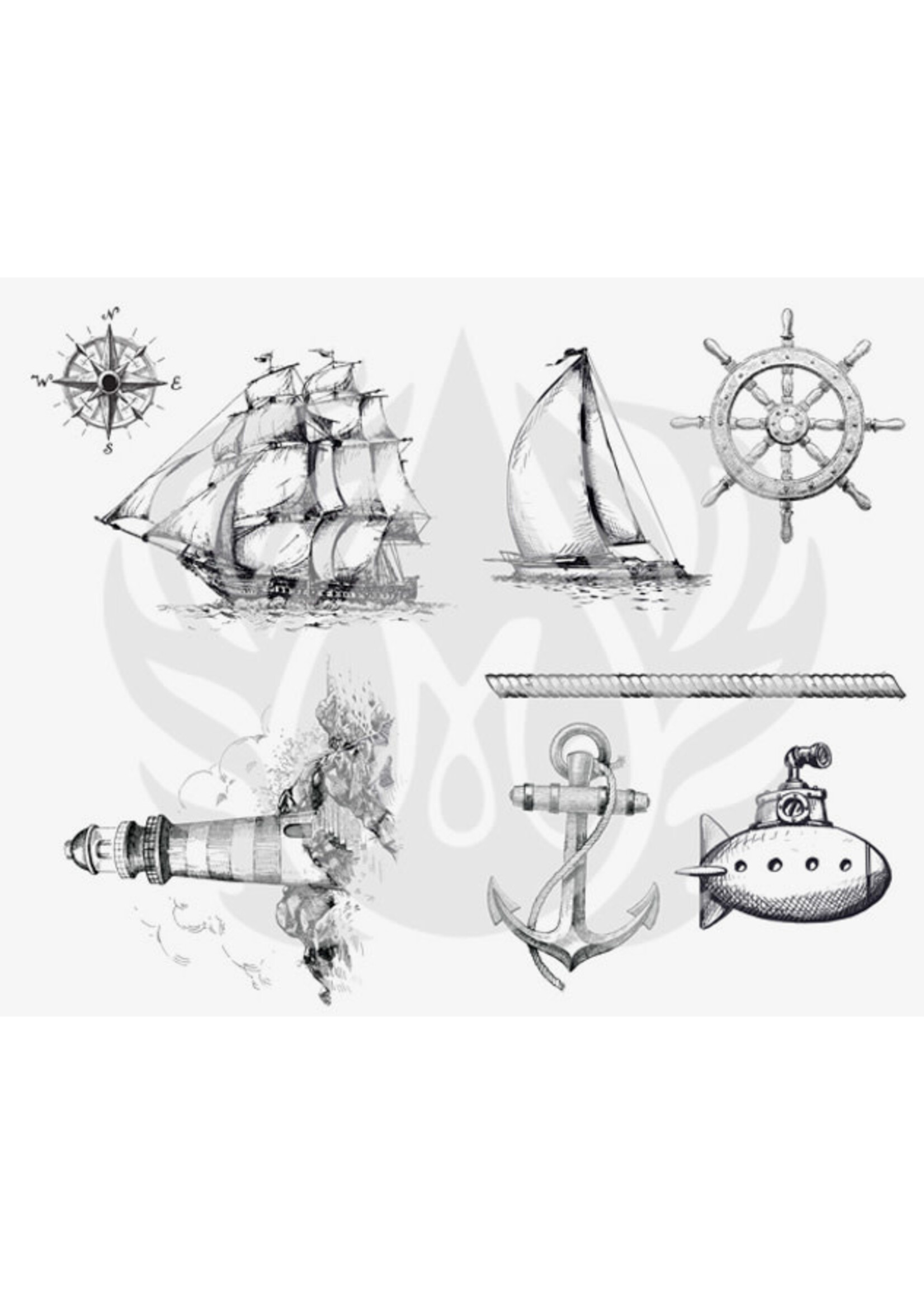 Mayco Coloramics Designer Silkscreen Nautical DSS-0100