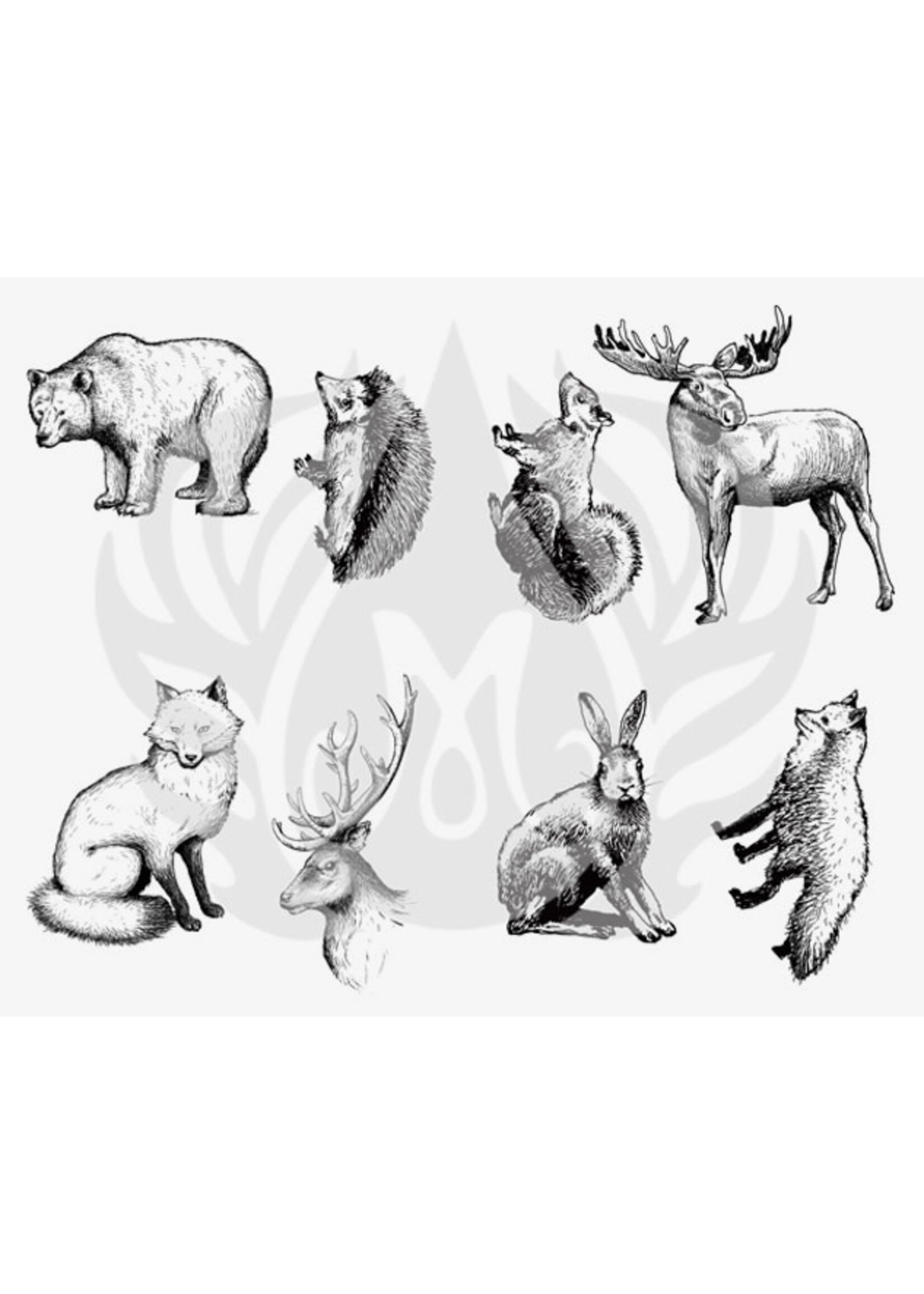 Mayco Coloramics Designer Silkscreen Woodland Animals DSS-0101