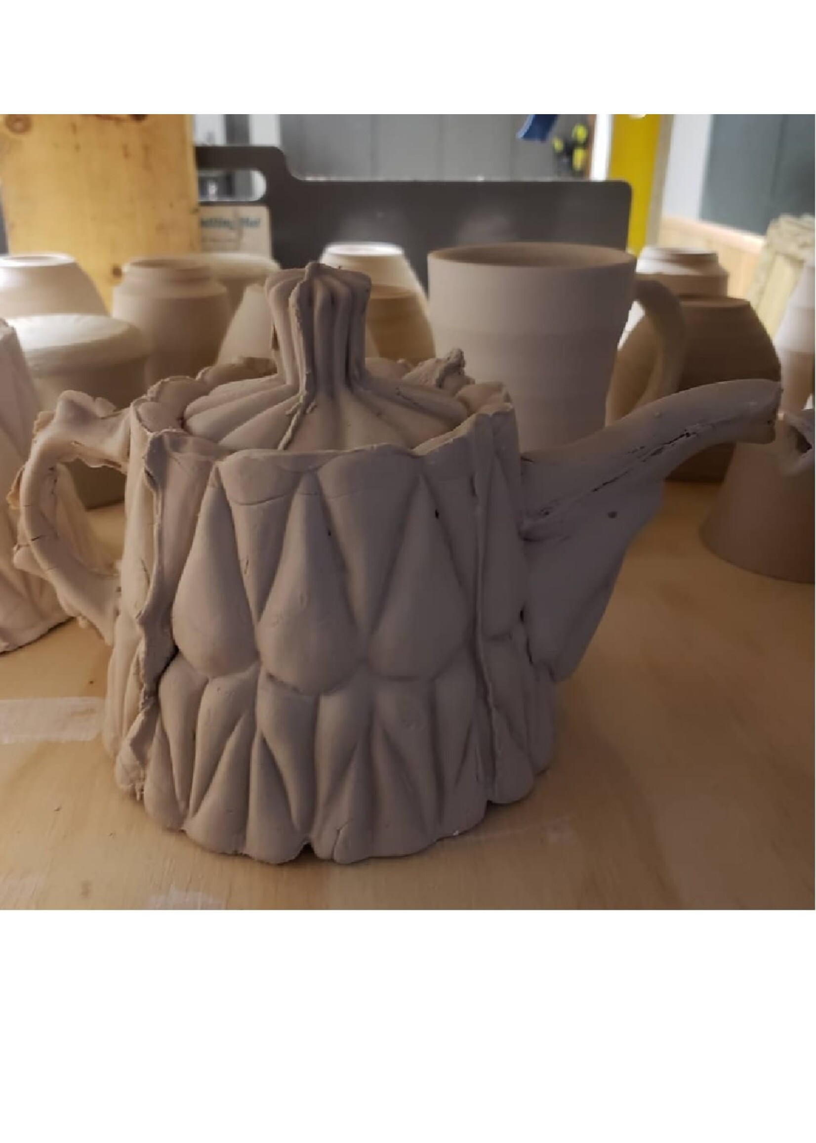 5 Week Teapot Class Aug 19th- Sept 23rd from 630pm-830pm (Skipping Labor Day)