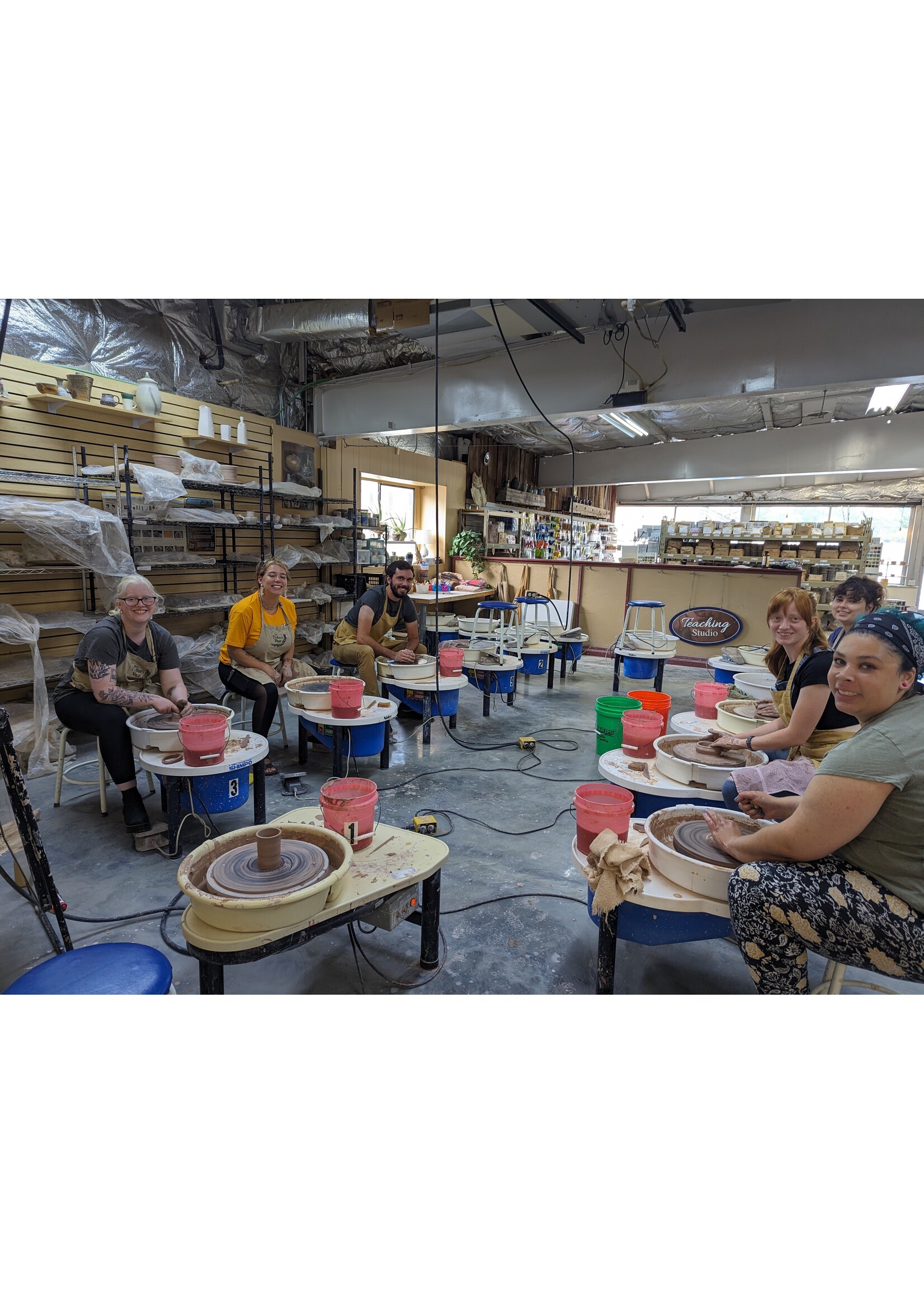One Time Sampler Pottery Wheel Class