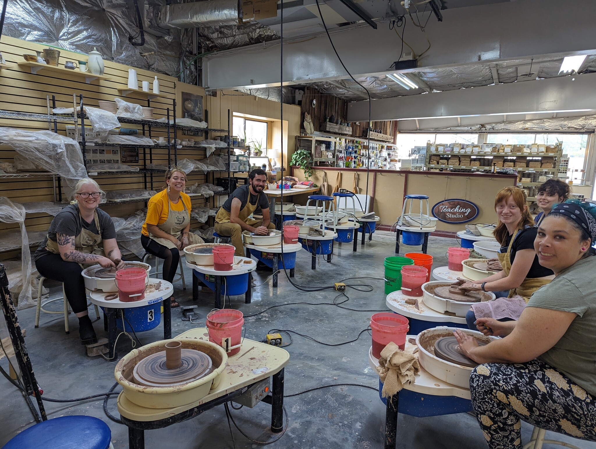 Pottery Wheel Sampler Class - The Potter's Shop
