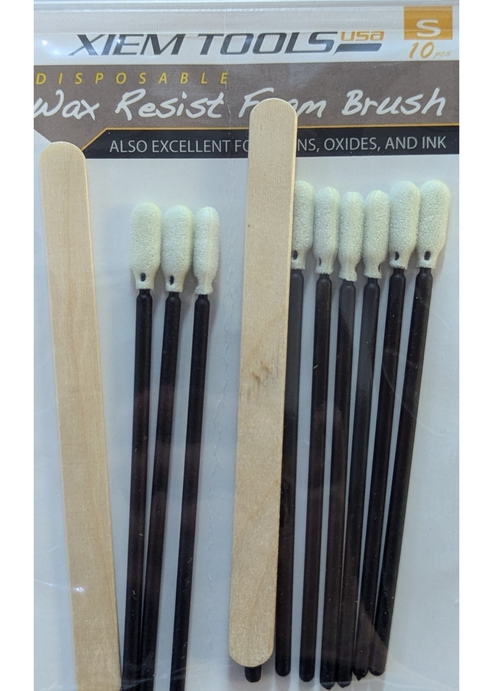 Xiem Tools Wax Resist Foam Brush - small