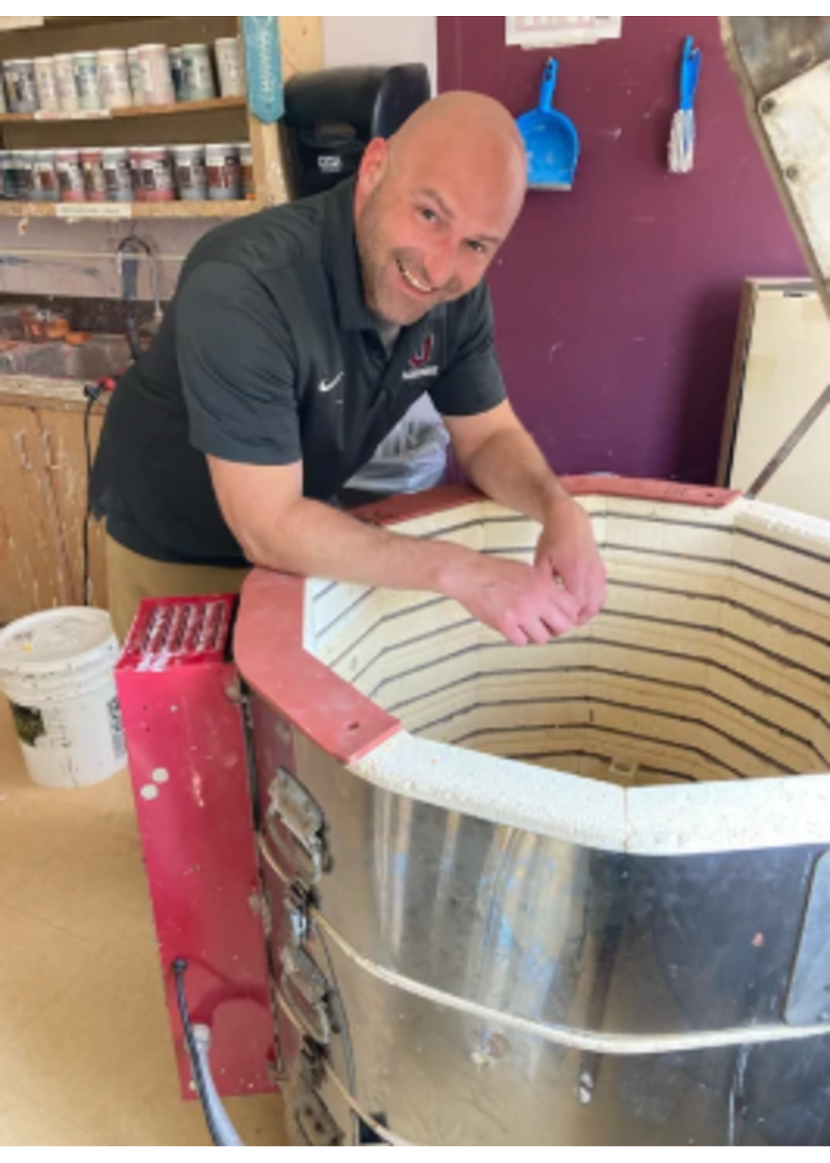 Boston Kiln Deluxe Kiln Shield for 10-sided kiln  with 2.5-inch brick