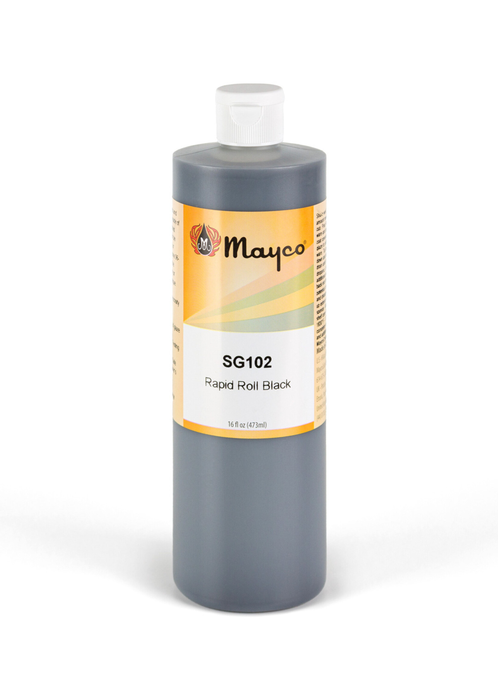 Mayco Coloramics Rapid Roll Glaze - Black