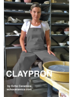 Echo Ceramics Claypron : SILVER GRAY Potters Apron by Echo Ceramics