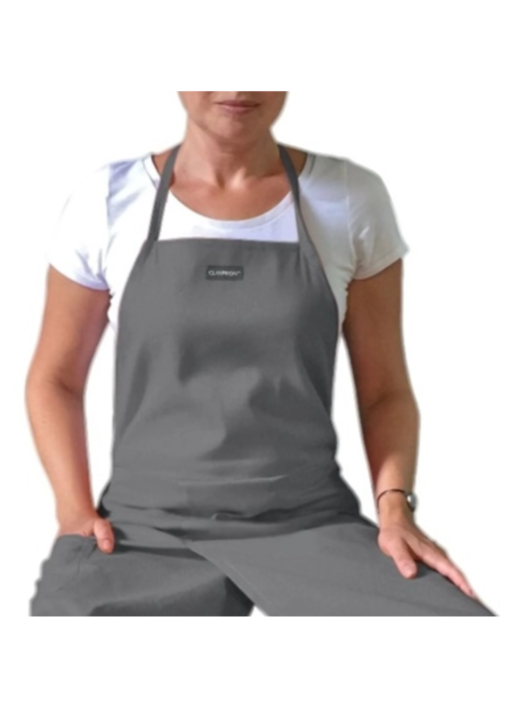 Echo Ceramics Claypron : SILVER GRAY Potters Apron by Echo Ceramics