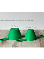 Alexandria Pottery Tools APT - Trimming Chuck System w/ Wheel Mount - Combo Chucks (Regular, XL)