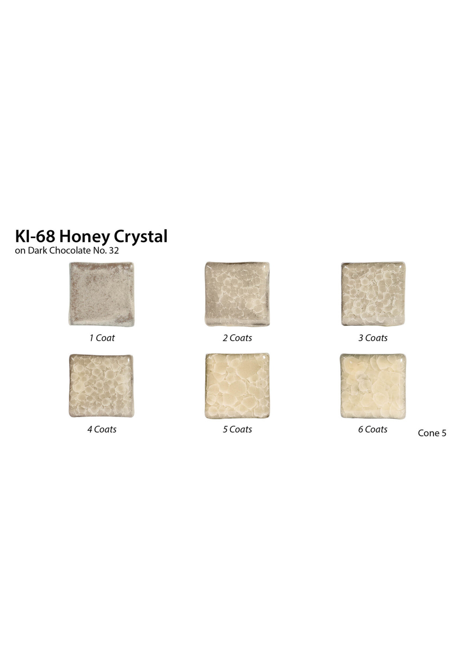 American Art and Clay Co. Kiln Ice KI-68 Honey Crystal - Pint