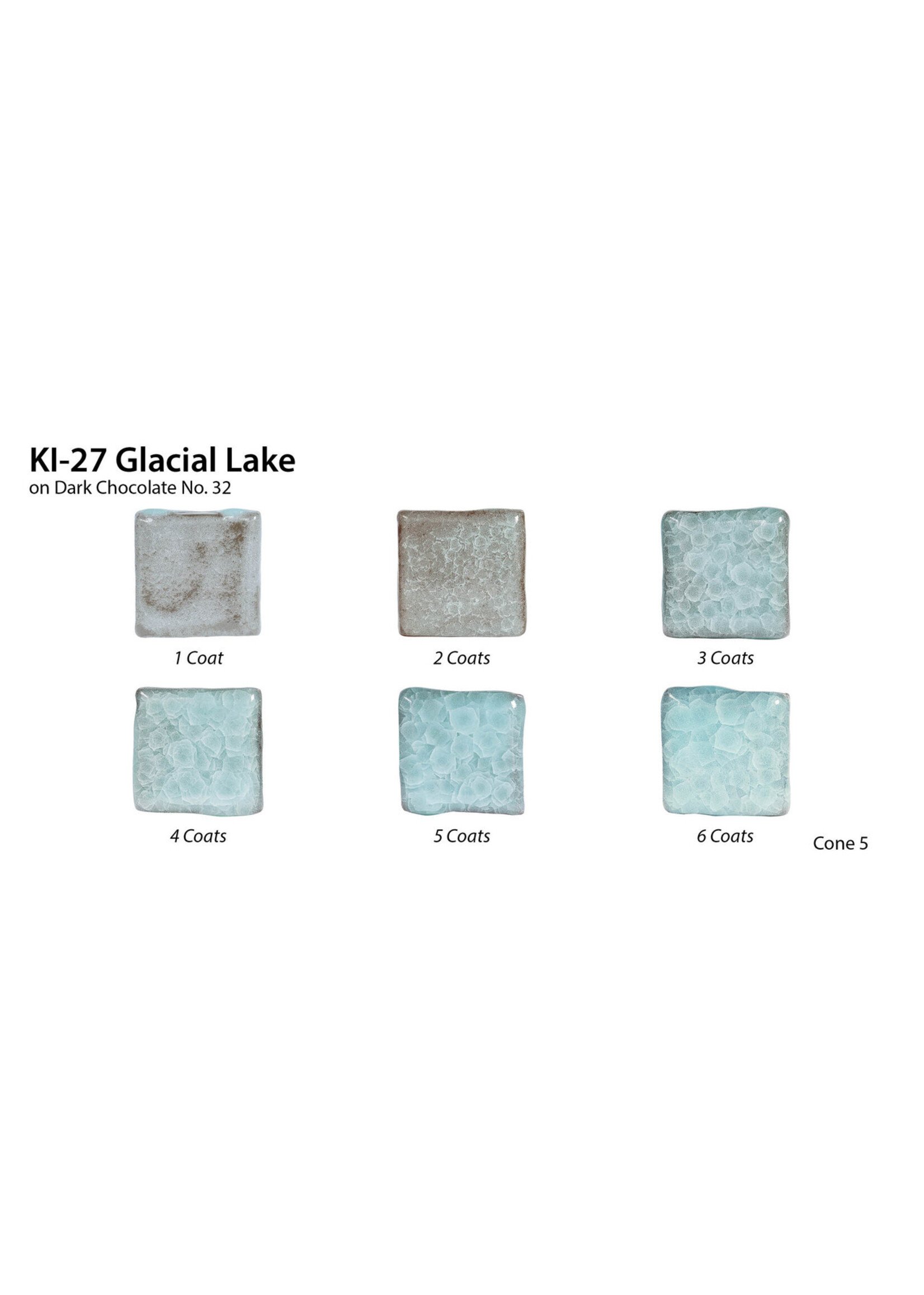 American Art and Clay Co. Kiln Ice KI-27 Glacial Lake - Pint