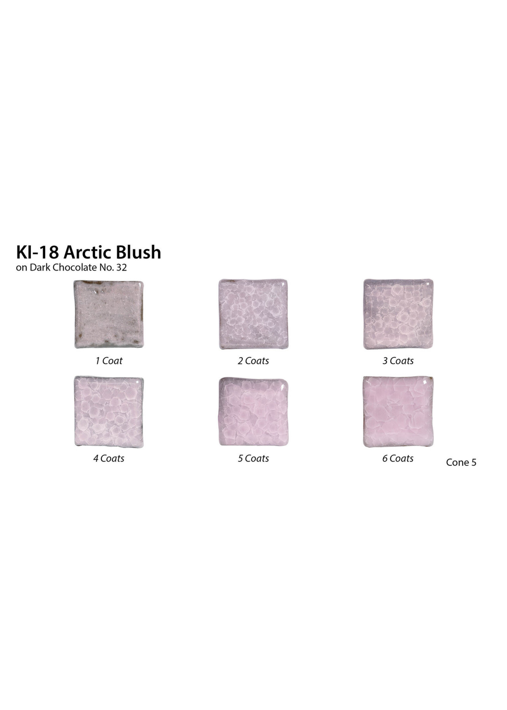 American Art and Clay Co. Kiln Ice KI-18 Arctic Blush - Pint
