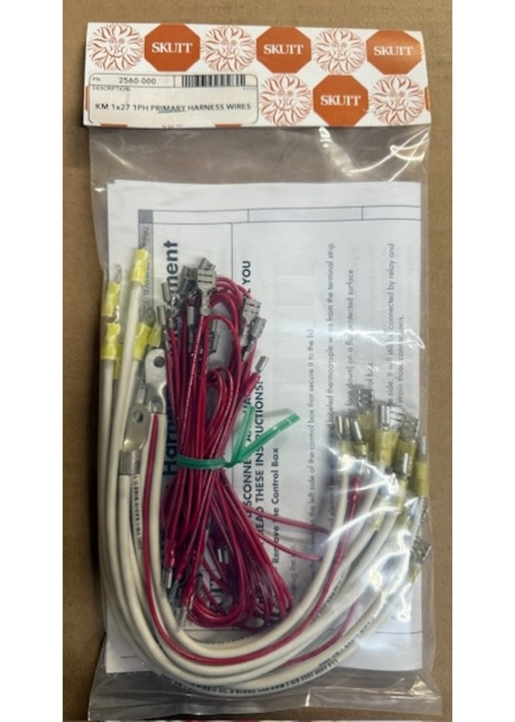 Skutt Kilns and Wheels KM Harness wire set 1PH Kiln #2560