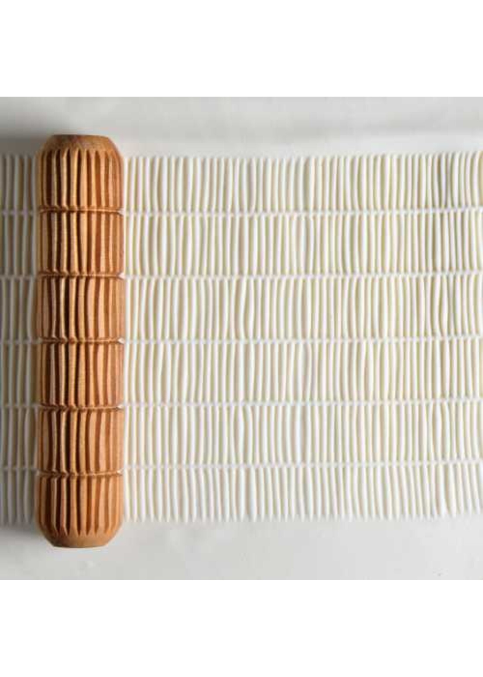 MKM Pottery Tools MKM Big Hand Roller – Layered Lines BHR-143