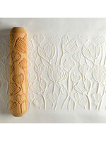 MKM Pottery Tools MKM Big Hand Roller – Poppy Fields BHR-157