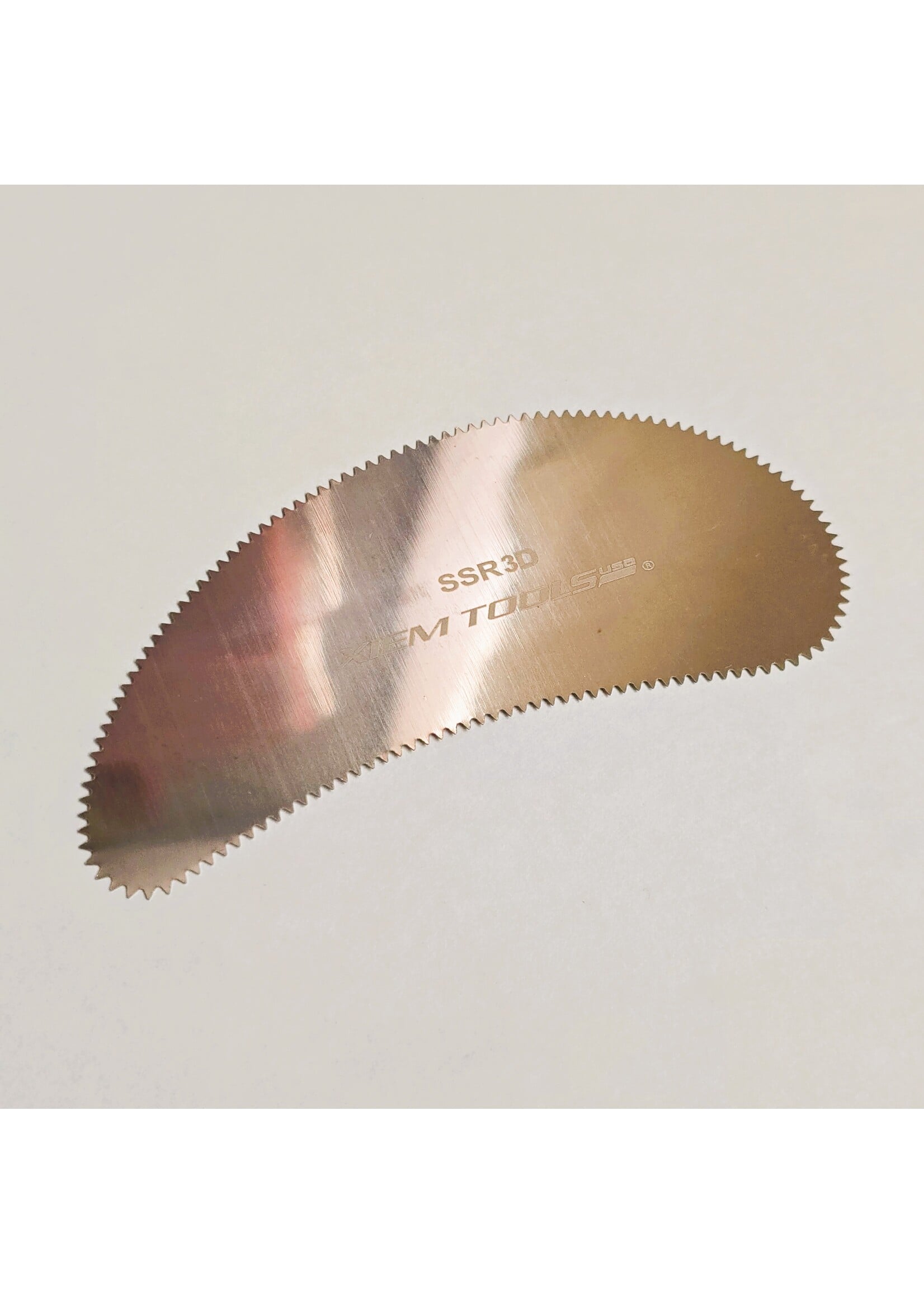 Xiem Tools Stainless Steel Clay Rib Serrated SSR3D