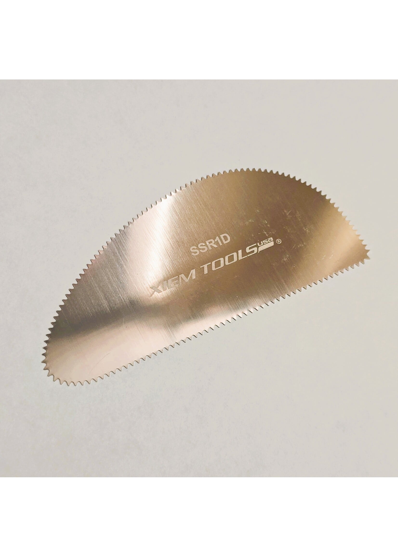 Xiem Tools Stainless Steel Clay Rib Serrated SSR1D