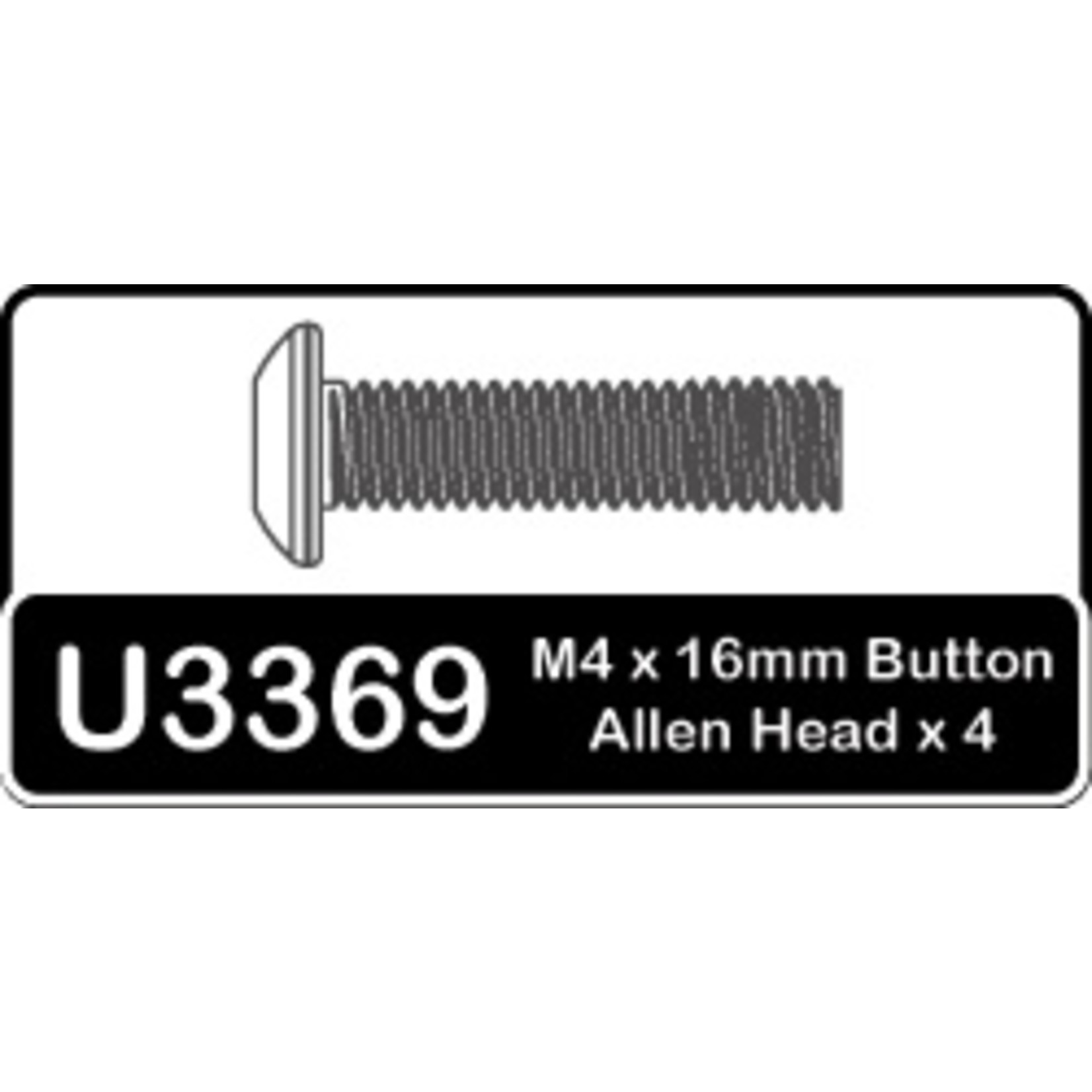 Schumacher Schumacher U3369 SPEED PACK - M4 Button Head Screws pk6