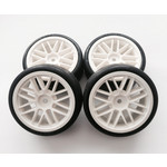 Gravity RC USGT  Pre Glued Tires  White