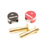 Core RC Core RC CR863 Low Profile Heatsink Bullet Plug Grips - 4mm