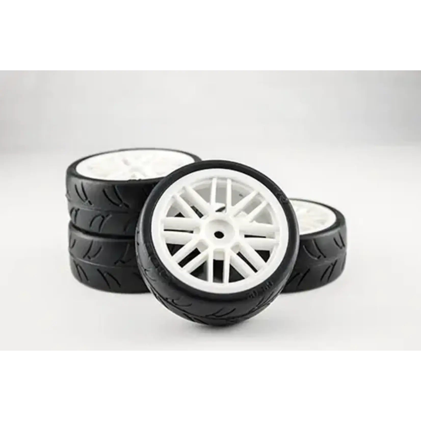 Gravity RC USGT  Pre Glued Tires  White
