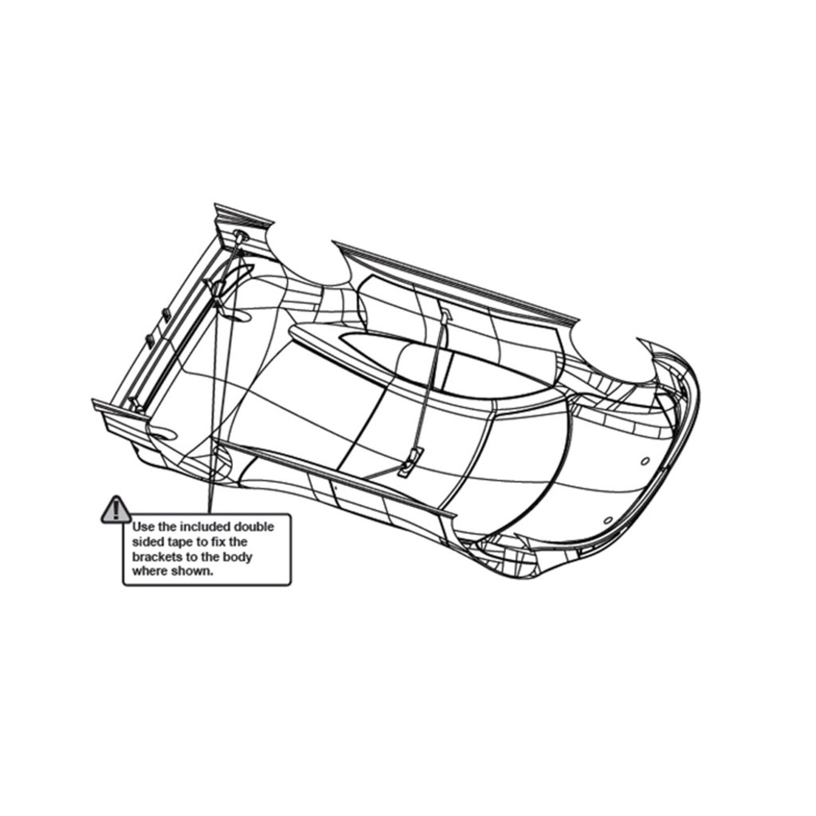 Aerox Aerox AX035 Touring Car Body Side Stiffeners