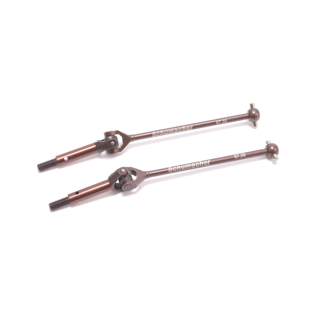 Schumacher U8606 Driveshaft Assembled UJ (pr) - LD3D Free Shipping