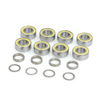 Schumacher Schumacher U2189 Wheel Bearings 5x10x4 Shield +Shim Set (8pcs)