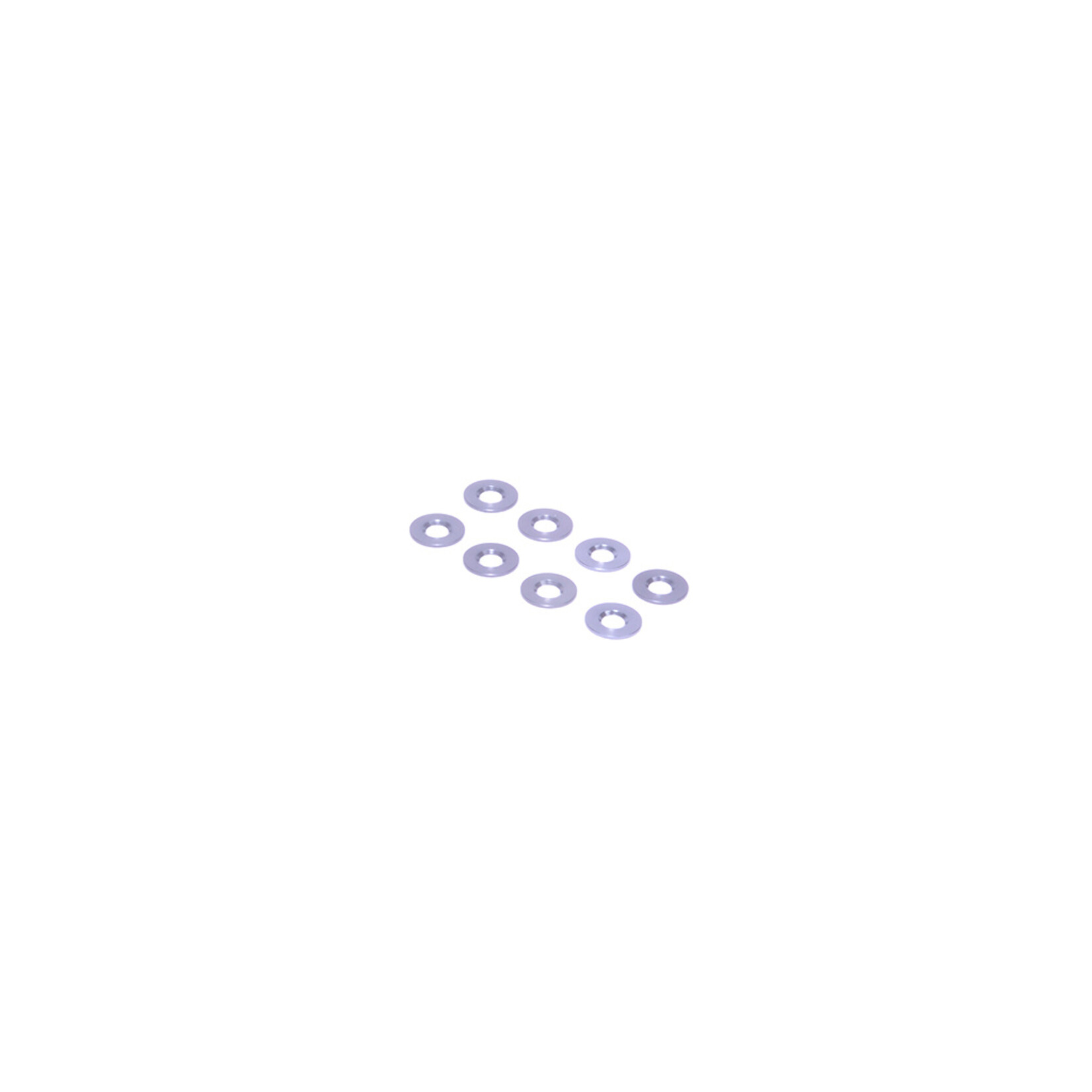 Schumacher Schumacher U9517 Alloy Grey Wishbone Spacer 0.5mm - Mi10 (pk8)