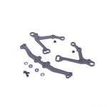 Schumacher Schumacher U9519 C/F Rear Inboard Toe Option Set - Mi10