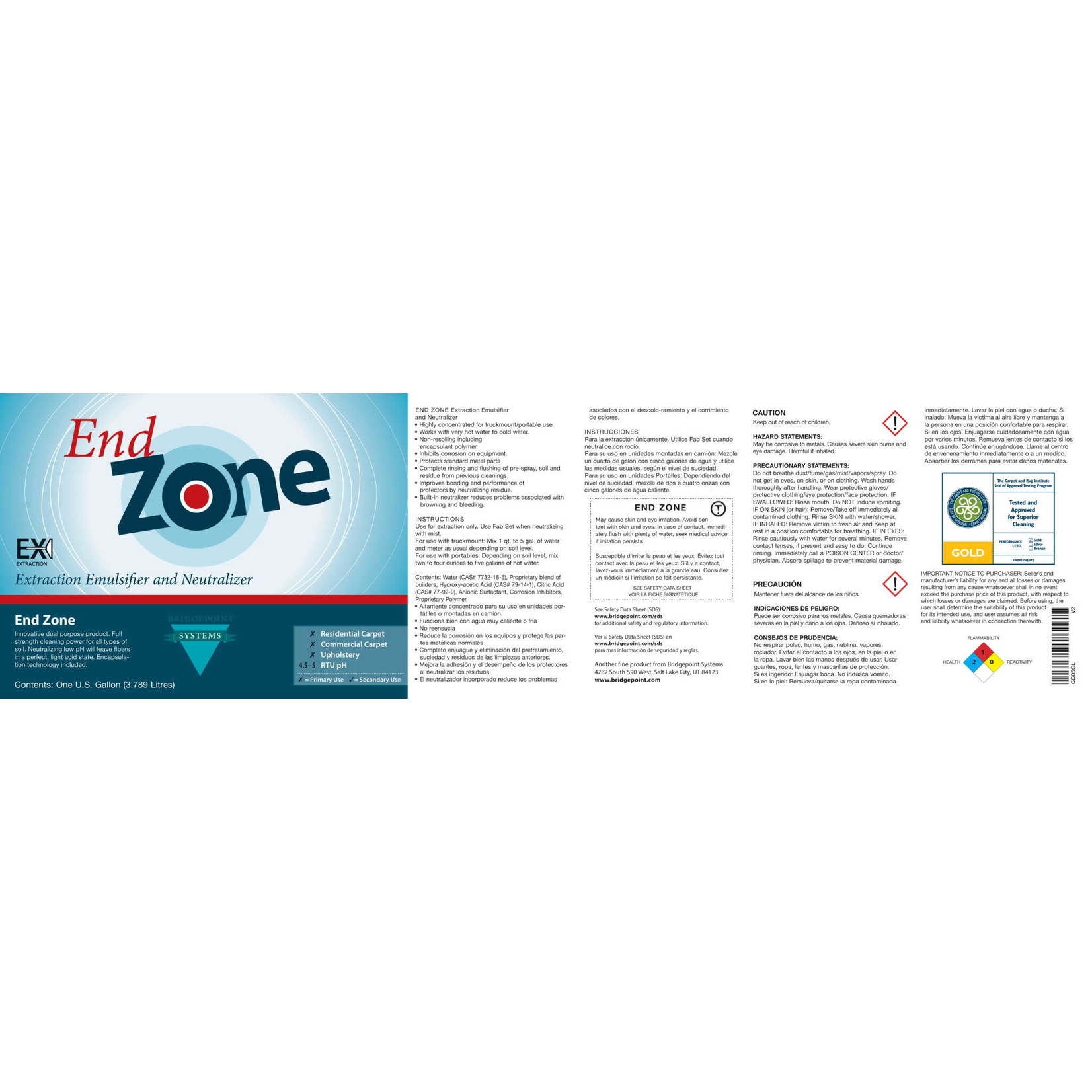 Bridgepoint End Zone 1 Gallon