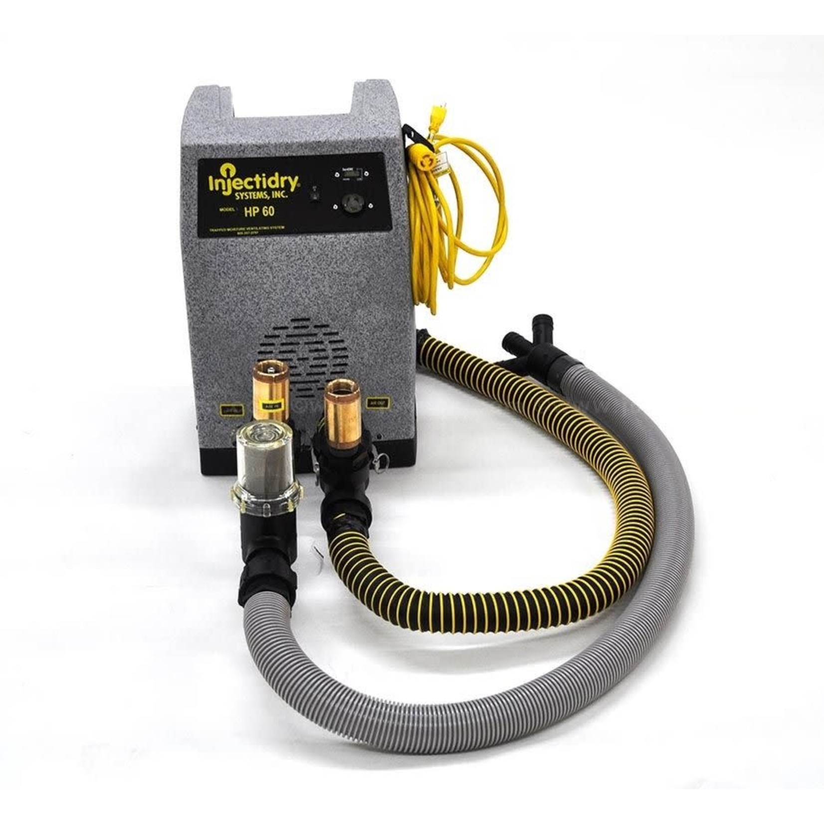 Injectidry Injectidry HP 60 System 15A / 115v Base System Only Kit (Main Air In & Out Hoses Included)