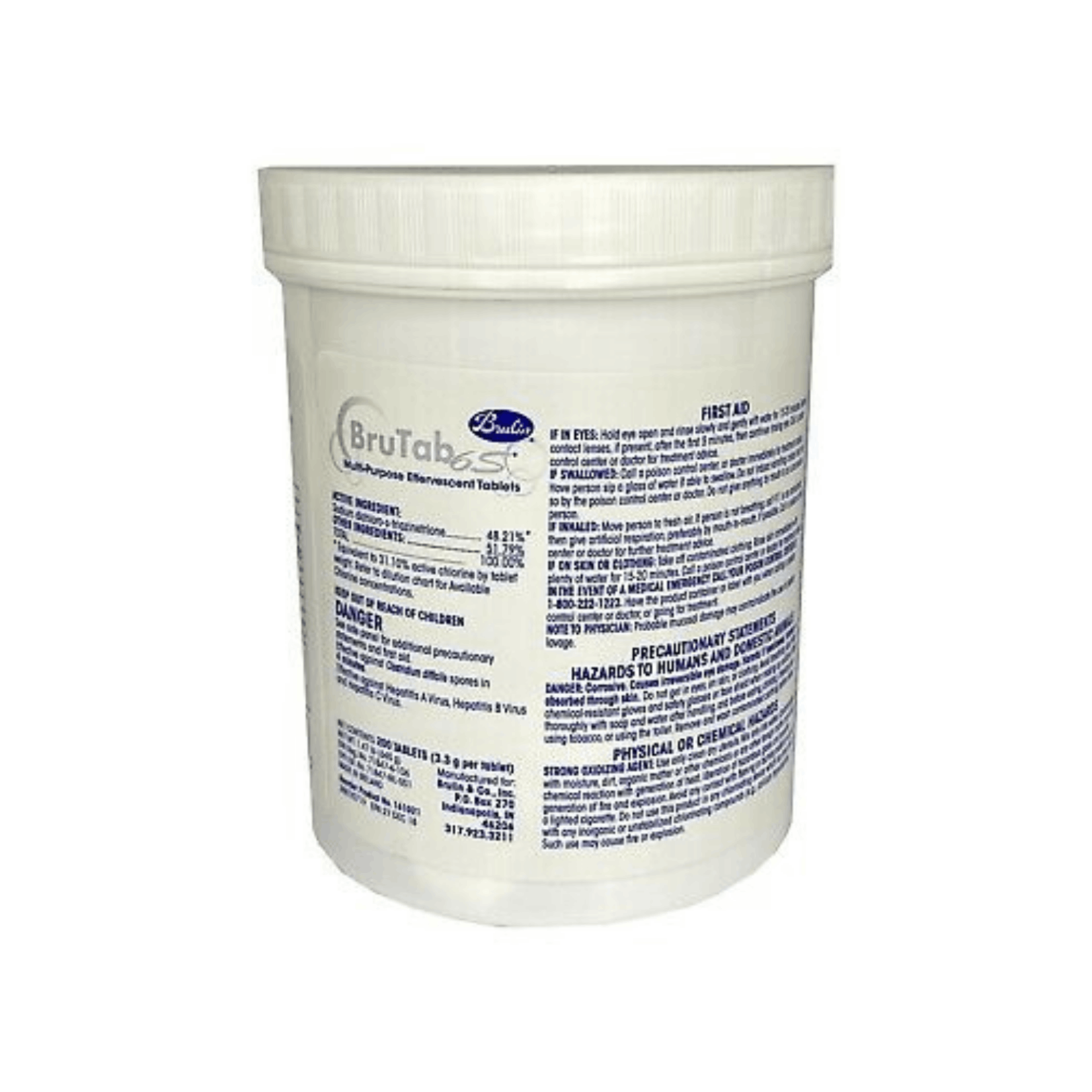 Brulin BruTabs 1.5 lbs. Container 200 Tablets