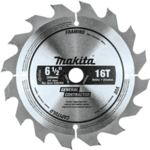 Makita Makita 6.5" 16T Carbide‑Tipped Circular Saw Blade, Framing