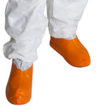 ISA Corporation ISA Co. Boot/Shoe Covers Latex Orange Large