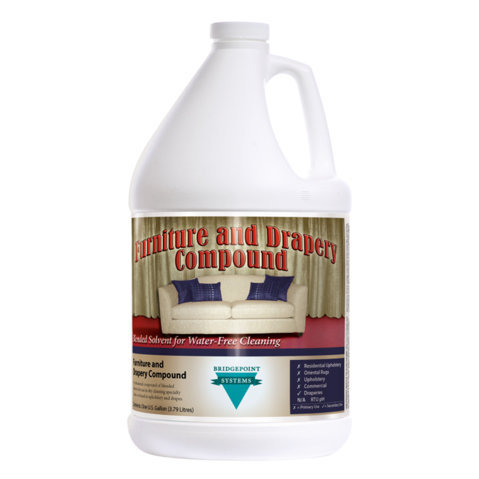 Bridgepoint Furniture & Drapery Dry Cleaning Compound 1 Gallon