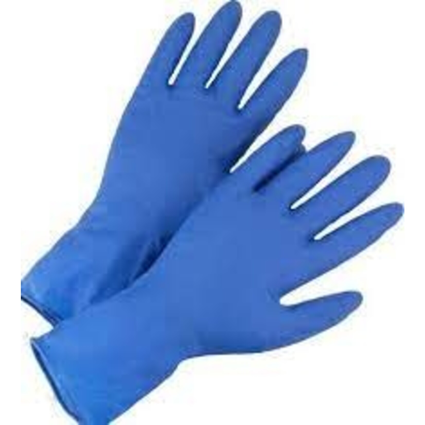 Hand Armor Hand Armor Latex 14Mil Powder-Free Gloves Blue XL